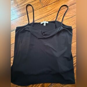 Express One Eleven Black Drape Cowl Neck Camisole Top - S